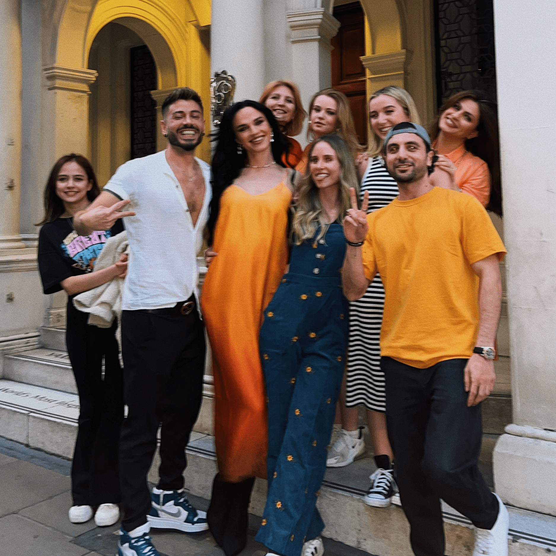 BOHEMA founder celebrating launch with her friends